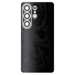 Folie skin SILKASE pentru Samsung Galaxy S26 Ultra, protectie spate telefon, negru camuflaj Folie skin SILKASE pentru Samsung Galaxy S26 Ultra, protectie spate telefon, negru camuflaj