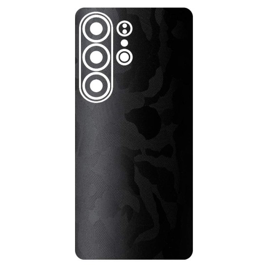Folie skin SILKASE pentru Samsung Galaxy S26 Ultra, protectie spate telefon, negru camuflaj Folie skin SILKASE pentru Samsung Galaxy S26 Ultra, protectie spate telefon, negru camuflaj (S26 Ultra, S2252) by www.silkase.ro