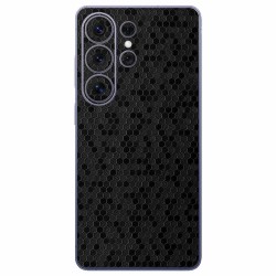 Folie skin SILKASE pentru Samsung Galaxy S26 Ultra, protectie spate telefon, negru hexa