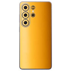 Folie skin SILKASE pentru Samsung Galaxy S26 Ultra, protectie spate telefon, portocaliu deschis mat