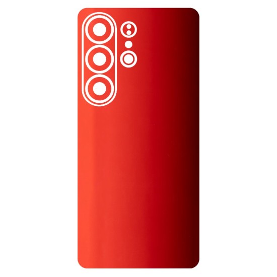 Folie skin SILKASE pentru Samsung Galaxy S26 Ultra, protectie spate telefon, rosu lucios (S26 Ultra, S2276) by www.silkase.ro