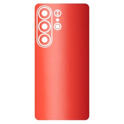 Folie skin SILKASE pentru Samsung Galaxy S26 Ultra, protectie spate telefon, rosu mat