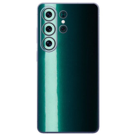 Folie skin SILKASE pentru Samsung Galaxy S26 Ultra, protectie spate telefon, verde emerald (S26 Ultra, S2261) by www.silkase.ro