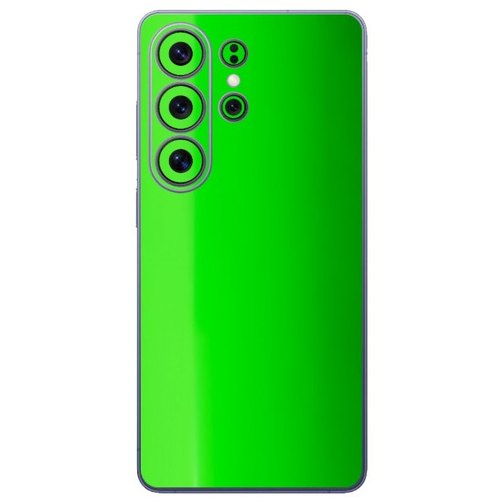 Folie skin SILKASE pentru Samsung Galaxy S26 Ultra, protectie spate telefon, verde neon lucios Folie skin SILKASE pentru Samsung Galaxy S26 Ultra, protectie spate telefon, verde neon lucios (S26 Ultra, S2278) by www.silkase.ro