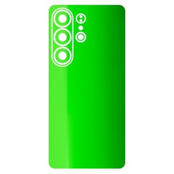 Folie skin SILKASE pentru Samsung Galaxy S26 Ultra, protectie spate telefon, verde neon lucios Folie skin SILKASE pentru Samsung Galaxy S26 Ultra, protectie spate telefon, verde neon lucios