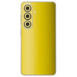 Folie skin SILKASE pentru Samsung Galaxy S26 Plus, protectie spate telefon, galben mat