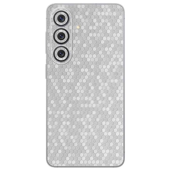 Folie skin SILKASE pentru Samsung Galaxy S26 Plus, protectie spate telefon, gri hexa Folie skin SILKASE pentru Samsung Galaxy S26 Plus, protectie spate telefon, gri hexa (S26 Plus, S2228) by www.silkase.ro