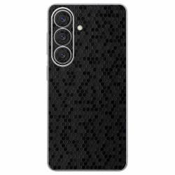 Folie skin SILKASE pentru Samsung Galaxy S26 Plus, protectie spate telefon, negru hexa