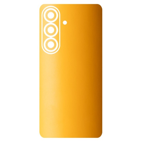 Folie skin SILKASE pentru Samsung Galaxy S26, protectie spate telefon, portocaliu deschis mat (S26, S2198) by www.silkase.ro