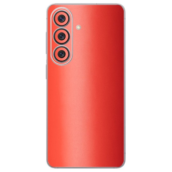 Folie skin SILKASE pentru Samsung Galaxy S26, protectie spate telefon, rosu mat (S26, S2213) by www.silkase.ro