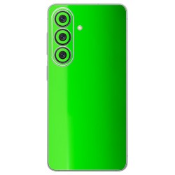Folie skin SILKASE pentru Samsung Galaxy S26, protectie spate telefon, verde neon lucios