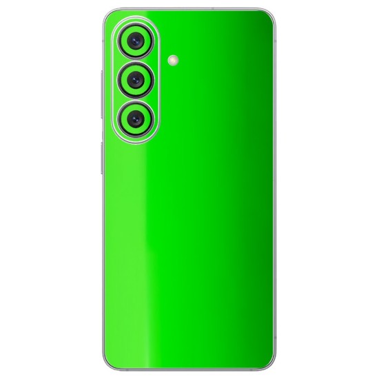 Folie skin SILKASE pentru Samsung Galaxy S26, protectie spate telefon, verde neon lucios Folie skin SILKASE pentru Samsung Galaxy S26, protectie spate telefon, verde neon lucios (S26, S2214) by www.silkase.ro