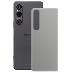 Folie skin SILKASE pentru Sony Xperia 1 V, gri ice, protectie spate telefon