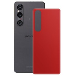 Folie skin SILKASE pentru Sony Xperia 1 V, rosu, protectie spate telefon