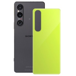 Folie skin SILKASE pentru Sony Xperia 1 V, verde neon, protectie spate telefon