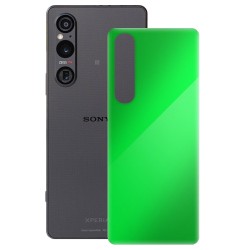 Folie skin SILKASE pentru Sony Xperia 1 V, galben, protectie spate telefon