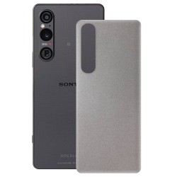 Folie skin SILKASE pentru Sony Xperia 1 V, gri deschis, protectie spate telefon