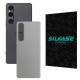 Folie skin SILKASE pentru Sony Xperia 1 V, gri ice, protectie spate telefon (Xperia 1 V, S1112) by www.silkase.ro