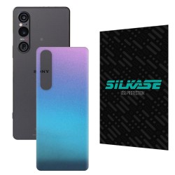 Folie skin SILKASE pentru Sony Xperia 1 V, magenta cameleon, protectie spate telefon