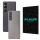 Folie skin SILKASE pentru Sony Xperia 1 V, gri deschis, protectie spate telefon (Xperia 1 V, S1110) by www.silkase.ro