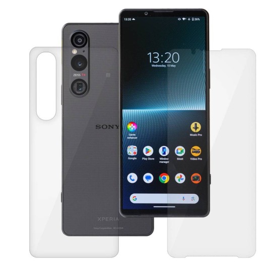 Set 2 folii SILKASE pentru Sony Xperia 1 V, protectie telefon, silicon regenerabil (SILKASE, Xperia 1 V) by www.silkase.ro Set 2 folii SILKASE pentru Sony Xperia 1 V, protectie telefon, silicon regenerabil (Xperia 1 V, F5893) by www.silkase.ro