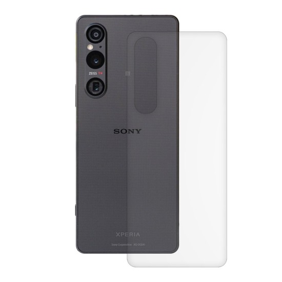 Folie spate mata SILKASE pentru Sony Xperia 1 V , protectie spate, silicon (SILKASE, Xperia 1 V) by www.silkase.ro Folie spate mata SILKASE pentru Sony Xperia 1 V , protectie spate, silicon (Xperia 1 V, F5895) by www.silkase.ro