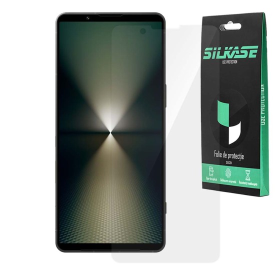 Folie SILKASE pentru Sony Xperia 1 VI, protectie ecran, silicon regenerabil (Xperia 1 VI, F6914) by www.silkase.ro