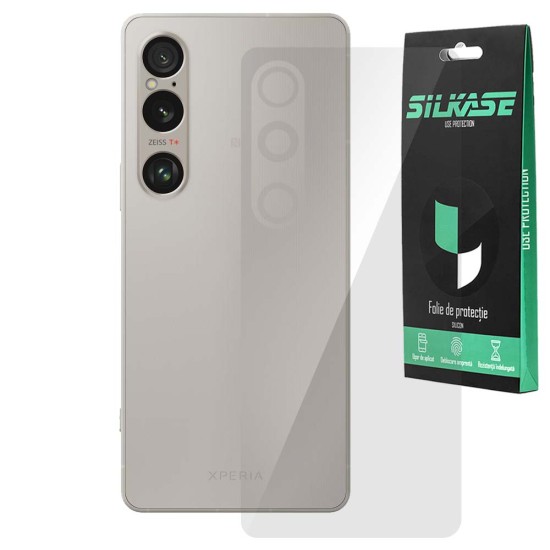 Folie spate SILKASE pentru Sony Xperia 1 VI, protectie spate, silicon regenerabil (Xperia 1 VI, F6915) by www.silkase.ro