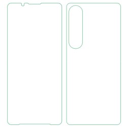 Set 2 folii mate SILKASE pentru Sony Xperia 1 VII, protectie telefon, silicon