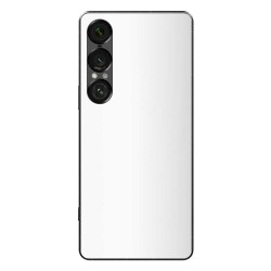 Folie skin SILKASE pentru Sony Xperia 1 VII, protectie spate telefon, alb mat