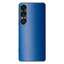 Folie skin SILKASE pentru Sony Xperia 1 VII, protectie spate telefon, albastru inchis mat