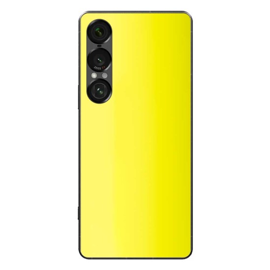 Folie skin SILKASE pentru Sony Xperia 1 VII, protectie spate telefon, galben fluorescent (SILKASE, Xperia 1 VII) by www.silkase.ro Folie skin SILKASE pentru Sony Xperia 1 VII, protectie spate telefon, galben fluorescent (Xperia 1 VII, S2078) by www.silkase.ro