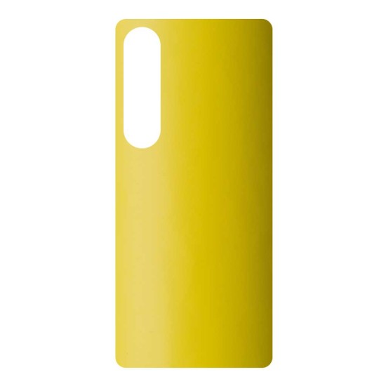 Folie skin SILKASE pentru Sony Xperia 1 VII, protectie spate telefon, galben mat (Xperia 1 VII, S2058) by www.silkase.ro