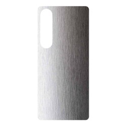 Folie skin SILKASE pentru Sony Xperia 1 VII, protectie spate telefon, gri deschis brushed Folie skin SILKASE pentru Sony Xperia 1 VII, protectie spate telefon, gri deschis brushed