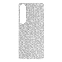 Folie skin SILKASE pentru Sony Xperia 1 VII, protectie spate telefon, gri hexa Folie skin SILKASE pentru Sony Xperia 1 VII, protectie spate telefon, gri hexa