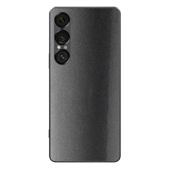 Folie skin SILKASE pentru Sony Xperia 1 VII, protectie spate telefon, gri metalizat (SILKASE, Xperia 1 VII) by www.silkase.ro Folie skin SILKASE pentru Sony Xperia 1 VII, protectie spate telefon, gri metalizat (Xperia 1 VII, S2059) by www.silkase.ro