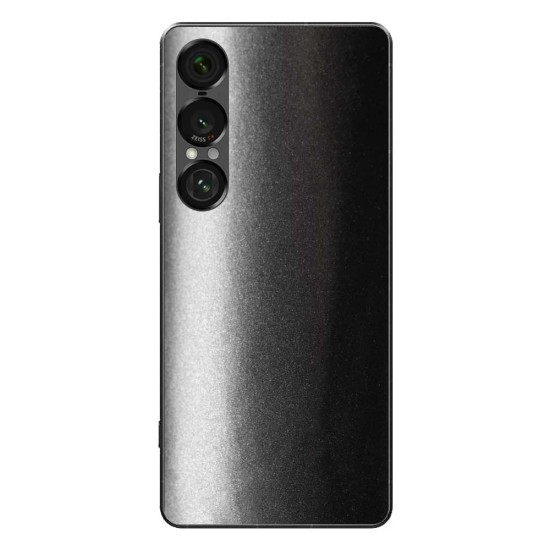 Folie skin SILKASE pentru Sony Xperia 1 VII, protectie spate telefon, gunmetal gri inchis (Xperia 1 VII, S2080) by www.silkase.ro