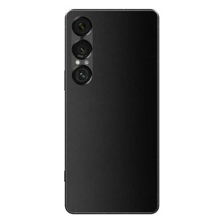 Folie skin SILKASE pentru Sony Xperia 1 VII, protectie spate telefon, negru mat