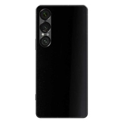 Folie skin SILKASE pentru Sony Xperia 1 VII, protectie spate telefon, negru perlat