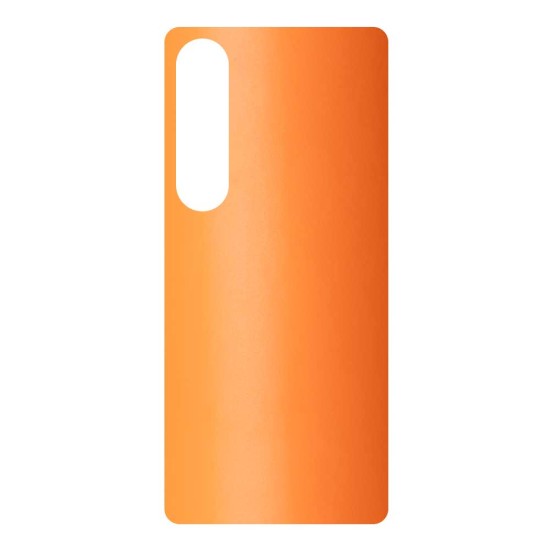 Folie skin SILKASE pentru Sony Xperia 1 VII, protectie spate telefon, portocaliu mat (Xperia 1 VII, S2071) by www.silkase.ro