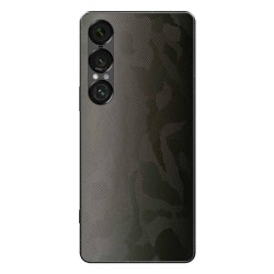 Folie skin SILKASE pentru Sony Xperia 1 VII, protectie spate telefon, verde camuflaj