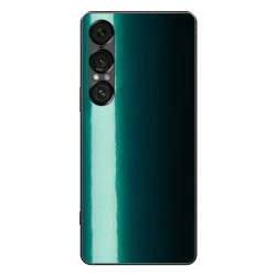 Folie skin SILKASE pentru Sony Xperia 1 VII, protectie spate telefon, verde emerald