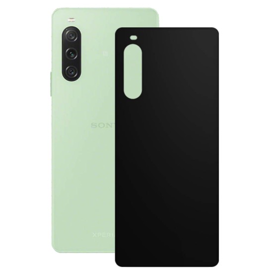 Folie skin SILKASE pentru Sony Xperia 10 V, negru mat, protectie spate telefon (Xperia 10 V, S1141) by www.silkase.ro