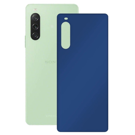 Folie skin SILKASE pentru Sony Xperia 10 V, albastru inchis mat, protectie spate telefon (Xperia 10 V, S1128) by www.silkase.ro