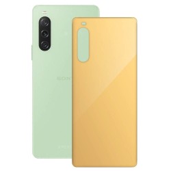 Folie skin SILKASE pentru Sony Xperia 10 V, bej, protectie spate telefon
