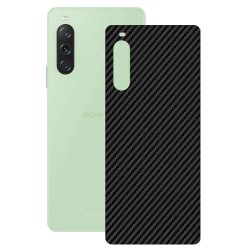 Folie skin SILKASE pentru Sony Xperia 10 V, carbon, protectie spate telefon