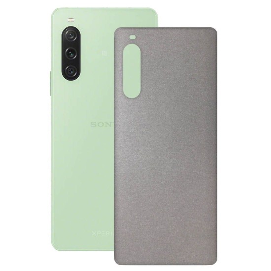 Folie skin SILKASE pentru Sony Xperia 10 V, gri deschis, protectie spate telefon (SILKASE, Xperia 10 V) by www.silkase.ro Folie skin SILKASE pentru Sony Xperia 10 V, gri deschis, protectie spate telefon (Xperia 10 V, S1134) by www.silkase.ro