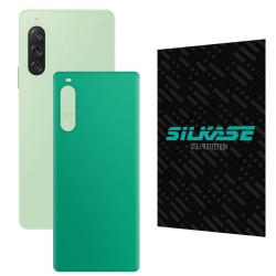Folie skin SILKASE pentru Sony Xperia 10 V, turcoaz mat, protectie spate telefon