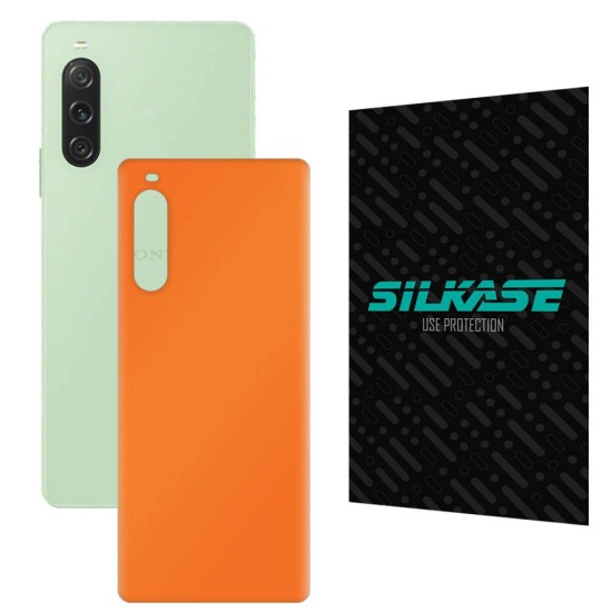 Folie skin SILKASE pentru Sony Xperia 10 V, portocaliu mat, protectie spate telefon (Xperia 10 V, S1142) by www.silkase.ro