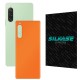Folie skin SILKASE pentru Sony Xperia 10 V, portocaliu mat, protectie spate telefon (Xperia 10 V, S1142) by www.silkase.ro